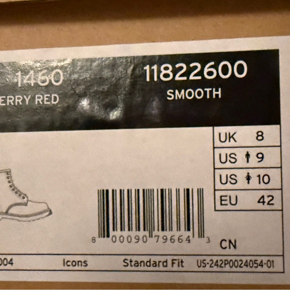 Dr. Martens Cherry Red Boots - Picture 5 of 5